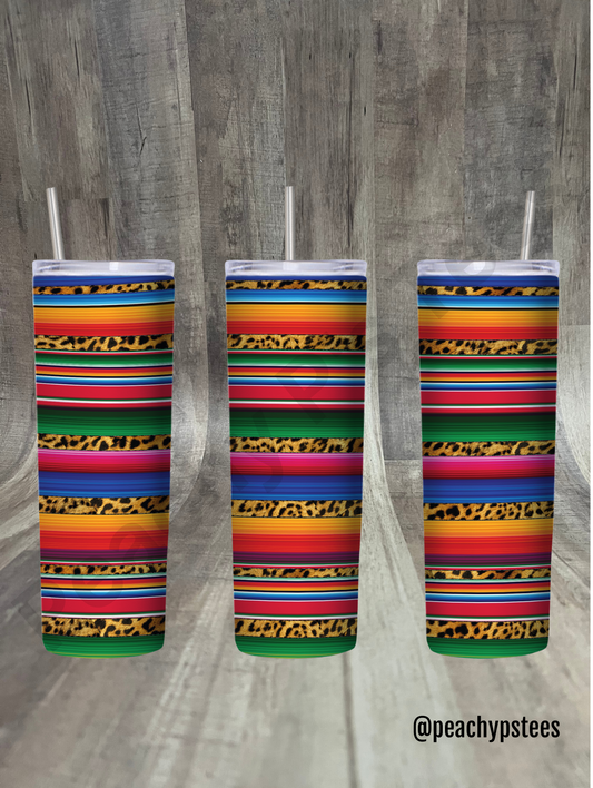 Cheetah Serape Tumbler