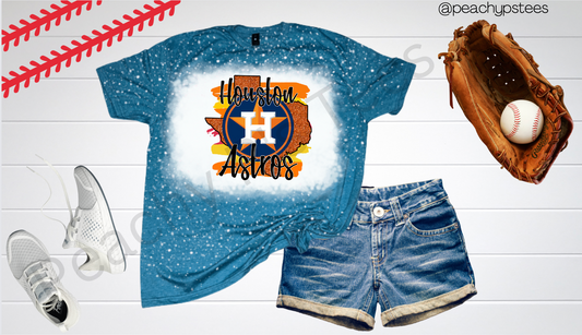 Houston Astros Bleached T-Shirt