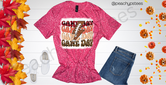 Game Day Bleached T-Shirt